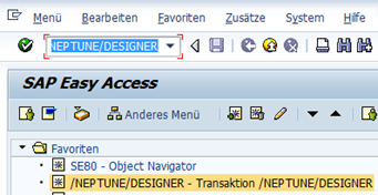 SAP UI5 Tutorial - Transaktion öffnen