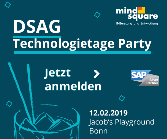 DSAG Technologietageparty 2019