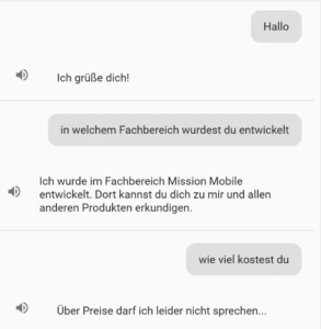 Chatbot auf der SAP Cloud Plattform