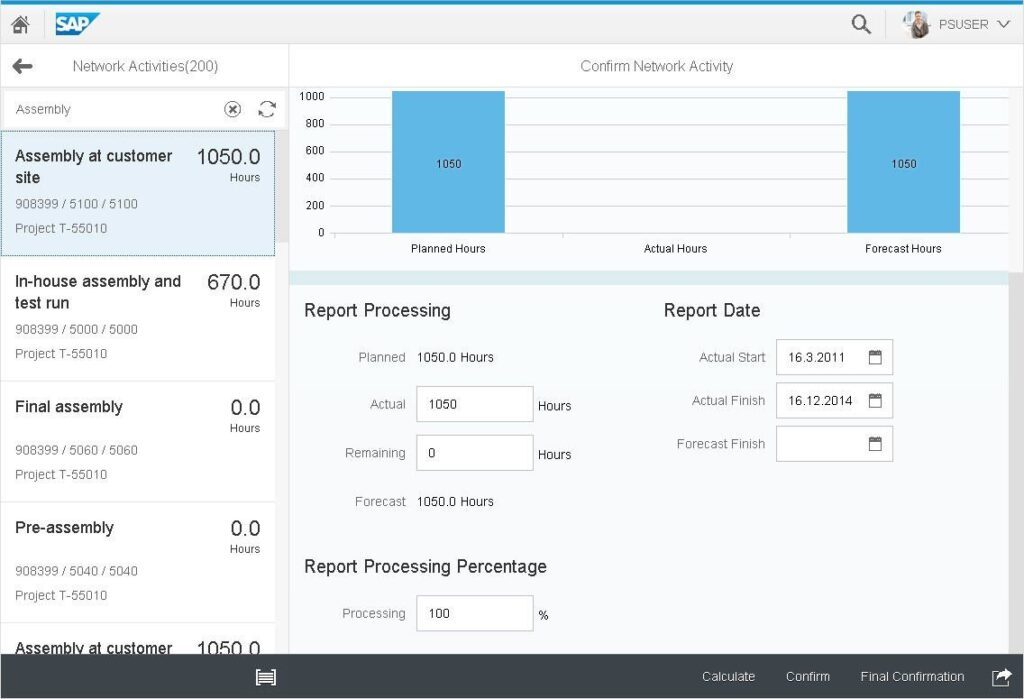 Die transaktionale App „Confirm Network Activity“