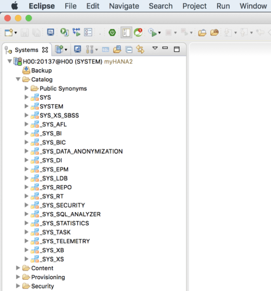 Sie können Sich nun Objekte in Eclipse anzeigen lassen