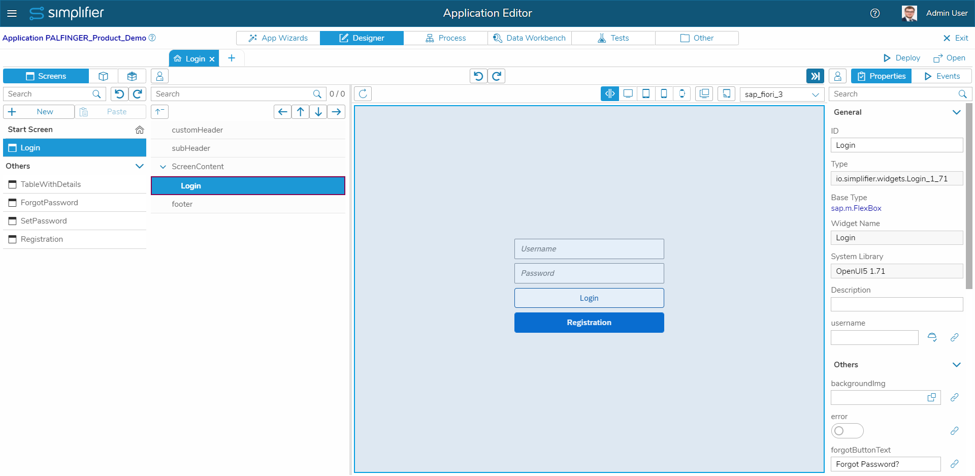 Der Simplifier App Designer in der Praxis – Drag & Drop basierte Erstellung des User Interfaces