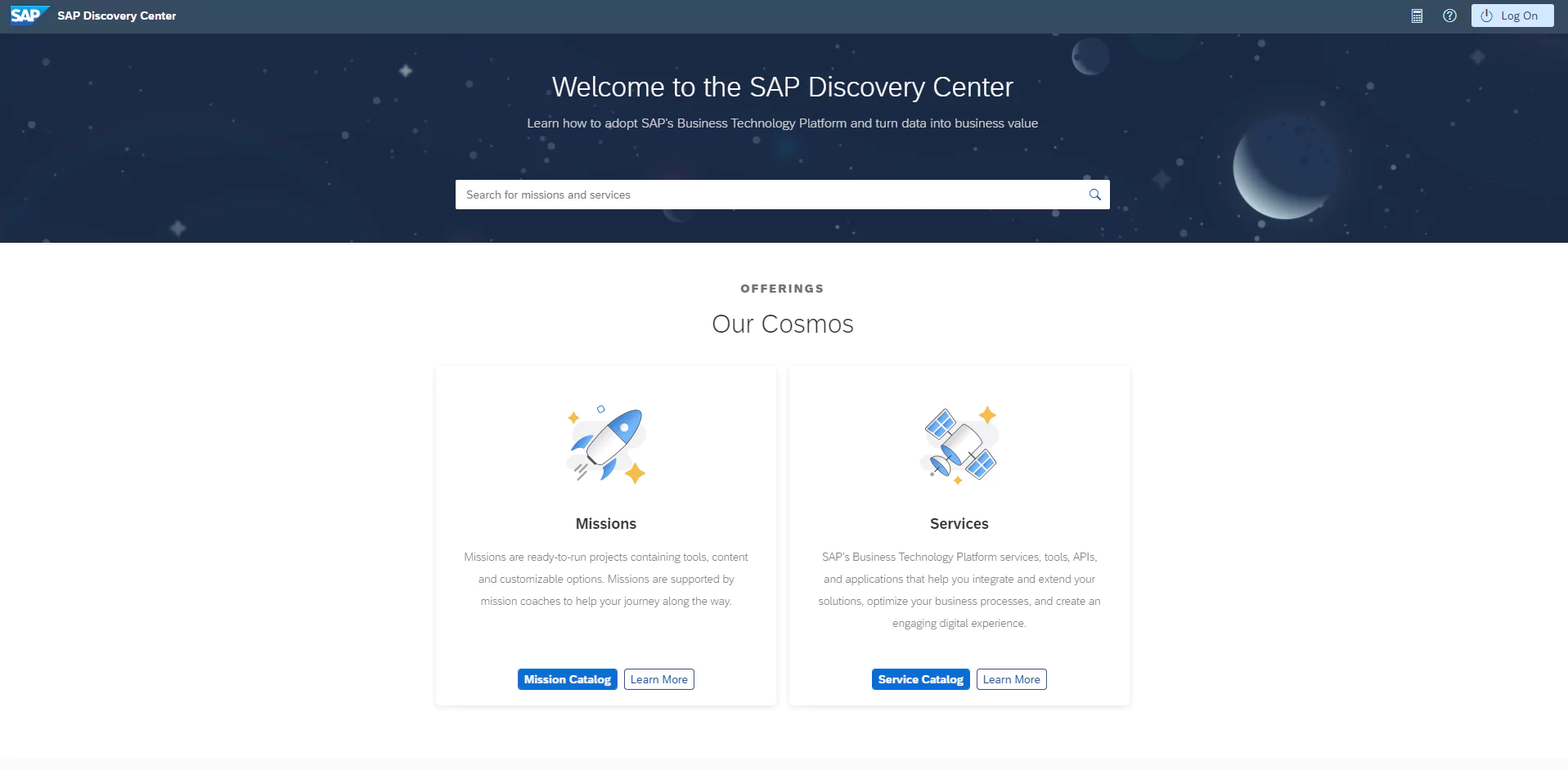 SAP Discovery Center