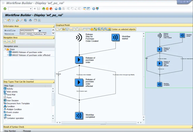 SAP Workflow Builder